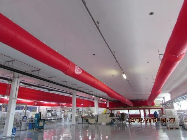 Climatização de galpão industrial