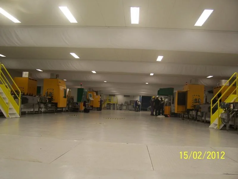 Duto de ventilação em tecido