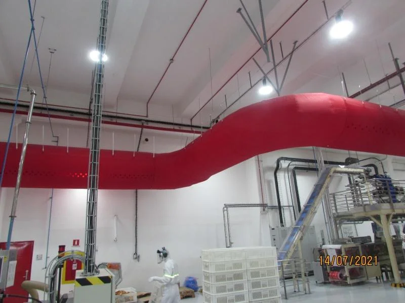 Sistema de climatização industrial
